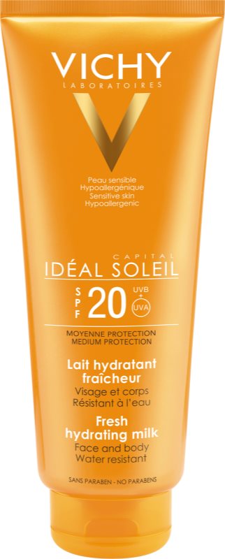 Vichy Idéal Soleil zaščitni vlažilni losjon za obraz in telo SPF 20