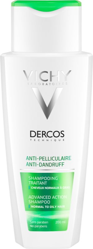 Vichy Dercos Anti-Dandruff korpásodás elleni sampon normál és zsíros hajra