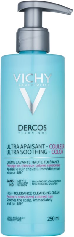 Vichy Dercos Ultra Soothing Kalmerende Reinigingscrème voor Gekleurd en Gevoelig Haar
