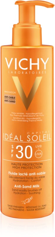 Vichy Idéal Soleil Capital latte solare anti-sabbia SPF 30