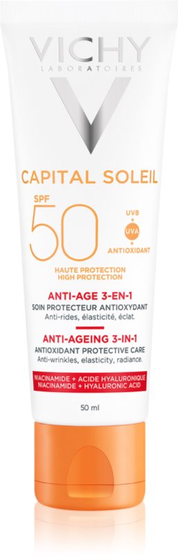 Vichy Idéal Soleil Anti-age krem ochronny o działaniu przeciwstarzeniowym SPF 50