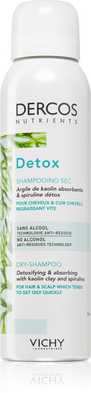 Vichy Dercos Detox suhi šampon za hitro mastne lase