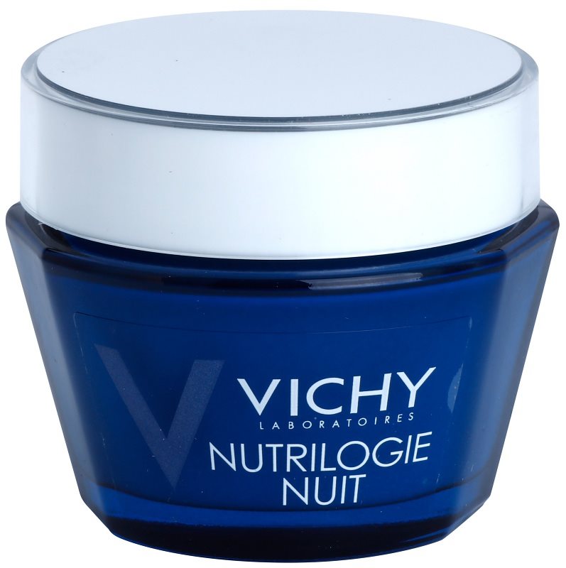 Vichy Nutrilogie Intensivcreme für die Nacht für trockene bis sehr trockene Haut