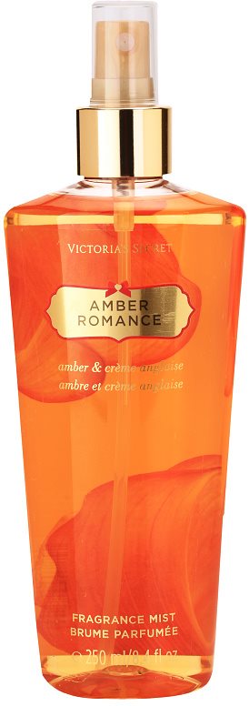 Victoria's Secret Amber Romance Amber & Créme Anglaise testápoló spray nőknek 250 ml