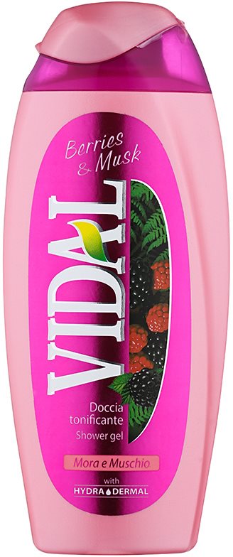 Vidal Berries & Musk Shower Gel for Women 250 ml