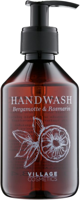 Village Herbal Bergamot & Rosemary Săpun lichid pentru mâini