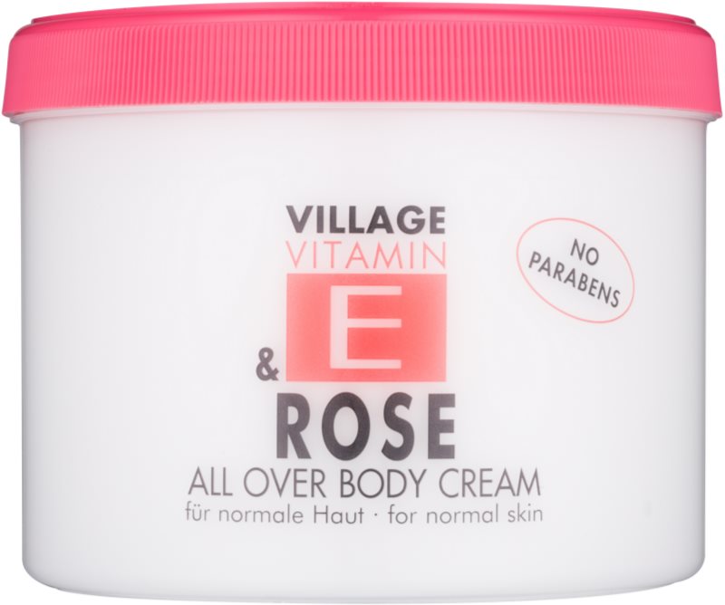 Village Vitamin E Rose Körpercreme