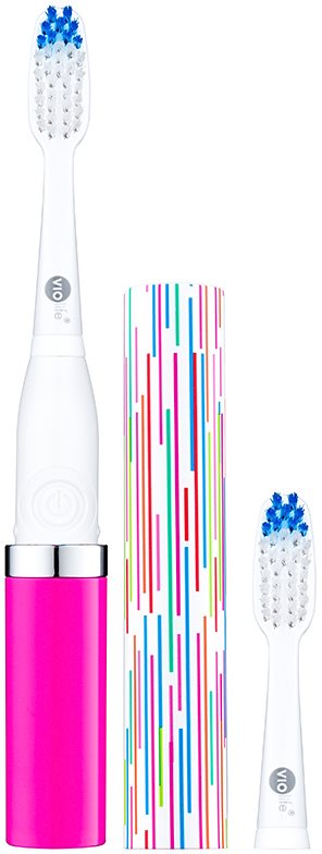 Violife Slim Sonic Tickled Pink cepillo de dientes sónico eléctrico con cabezal de recambio