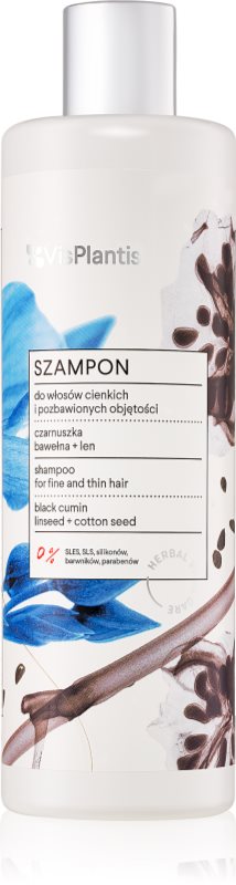 Vis Plantis Herbal Vital Care Black Cumin sampon fortifiant pentru par fin