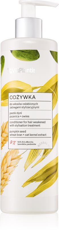 Vis Plantis Herbal Vital Care Pumpkin Seed Oil negovalni balzam za poškodovane lase