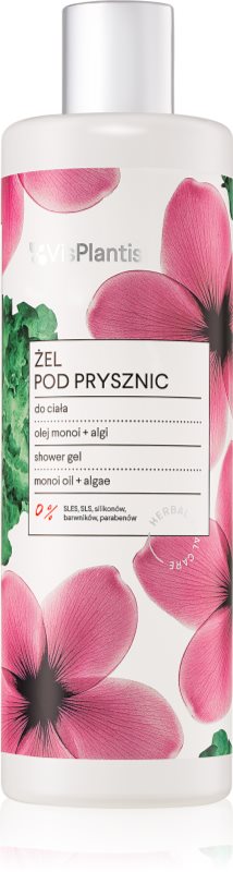 Vis Plantis Herbal Vital Care Monoi Oil + Algae čistiaci sprchový gél na každodenné použitie