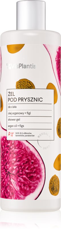 Vis Plantis Herbal Vital Care Argan Oil + Figs čistiaci sprchový gél na každodenné použitie