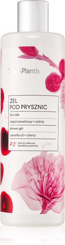 Vis Plantis Herbal Vital Care Camelia Oil + Cherry čistiaci sprchový gél na každodenné použitie