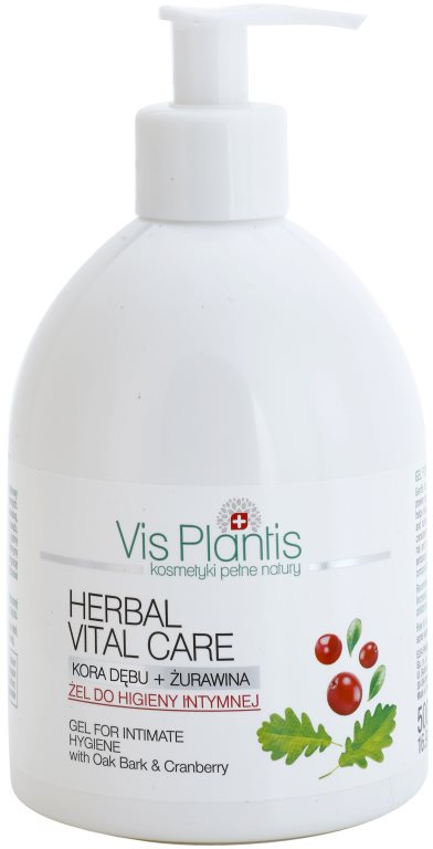 Vis Plantis Herbal Vital Care Oak Bark & Cranberry гель для інтимної гігієни