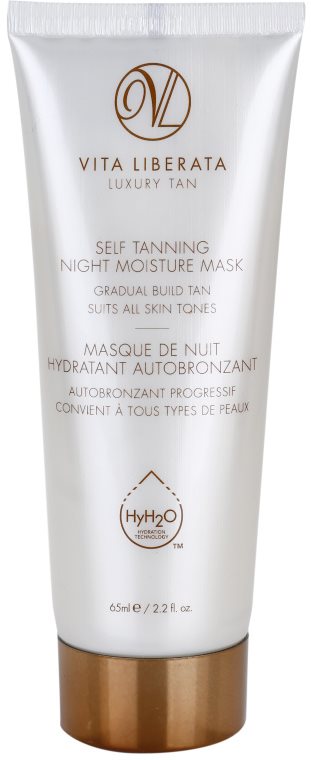 Vita Liberata Skin Care máscara de noite hidratante com efeito autobronzeador