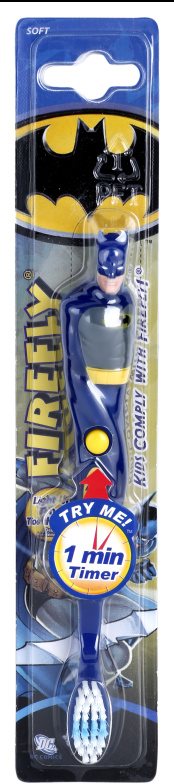 VitalCare Batman cepillo de dientes para niños con temporizador de luz