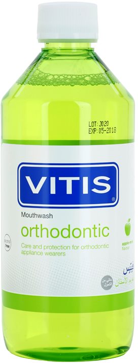 Vitis Orthodontic bain de bouche pour les utilisateurs d'appareils dentaires fixes