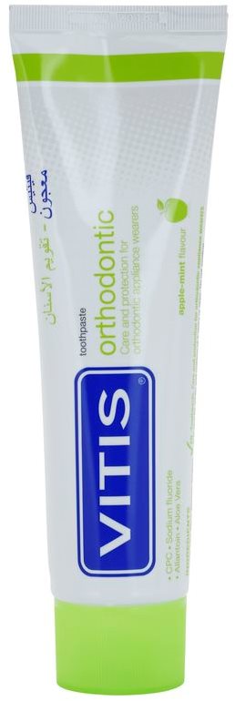 Vitis Orthodontic dentífrico para utilizadores de aparelho ortodôntico fixo