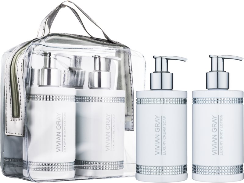 Vivian Gray Crystals White Cosmetic Set III.