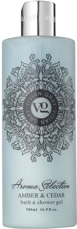 Vivian Gray Aroma Selection Amber & Cedar gel za prhanje in kopanje