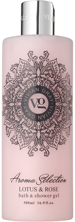 Vivian Gray Aroma Selection Lotus & Rose sprchový a kúpeľový gél