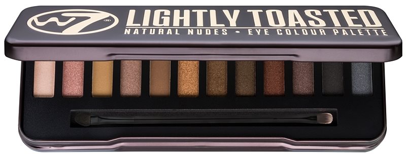 W7 Cosmetics In the Buff Lightly Toasted paleta de sombras com aplicador