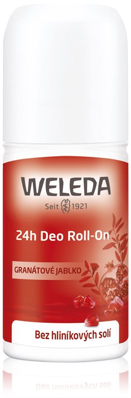 Weleda Granátové jablko dezodorant roll-on bez obsahu hliníkových solí 24h