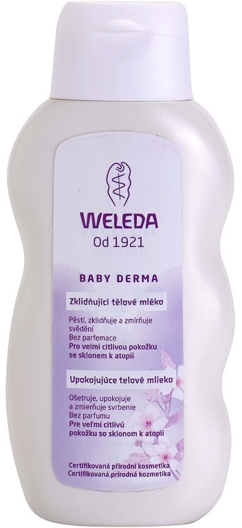 Weleda Baby Derma zklidňující tělové mléko pro děti