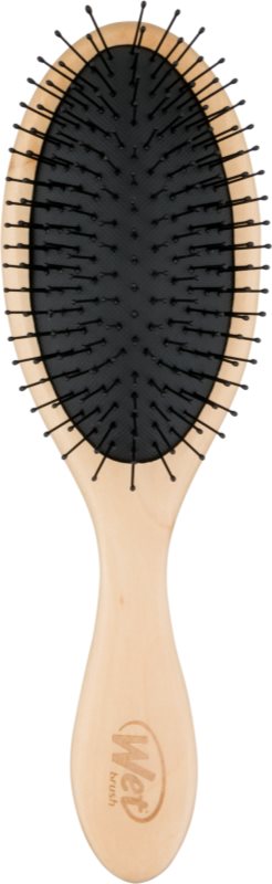 Wet Brush Detangle Naturals lesena krtača za lase odporen proti zračni vlagi