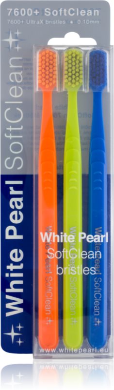 White Pearl 7600+ SoftClean Zahnbürste Soft 3 pc