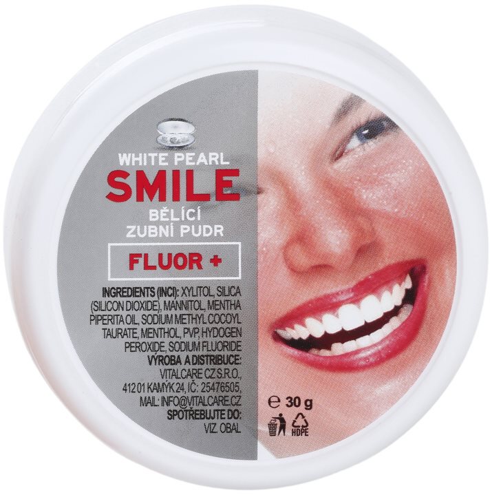 White Pearl Smile Puder für weißere Zähne