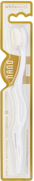 Whitewash Nano Stain-Preventing and Removing Toothbrush Medium