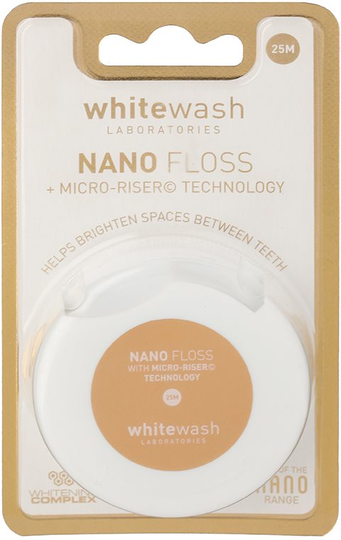 Whitewash Nano Dental Floss With Whitening Effect
