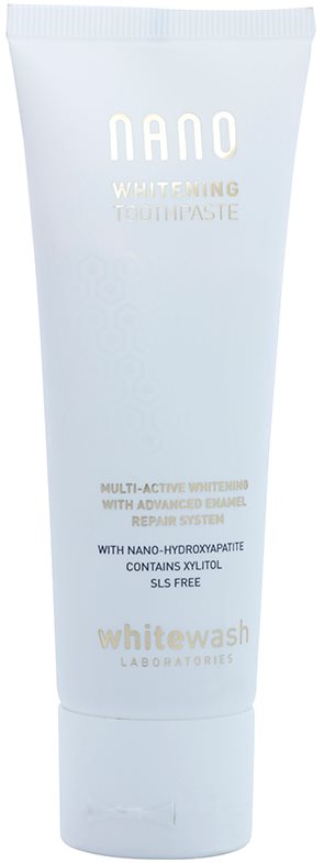 Whitewash Nano Multiaktive Zahnweißer-Paste zur Erneuerung des Zahnschmelzes