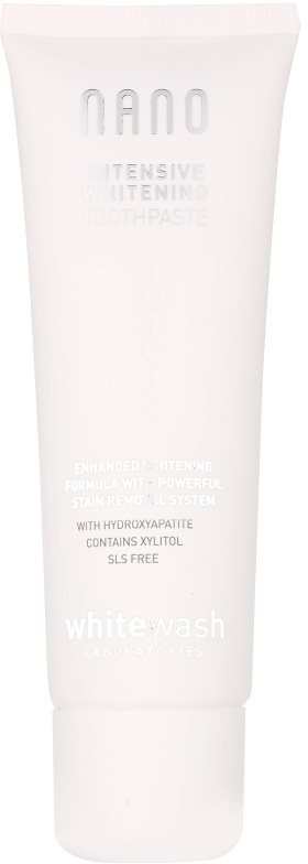 Whitewash Nano intensive bleichende Paste gegen Flecken auf dem Zahnschmelz