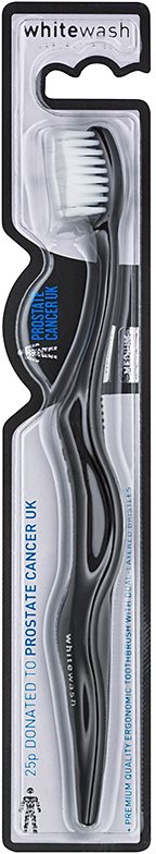 Whitewash Prostate Cancer UK Zahnbürste Medium