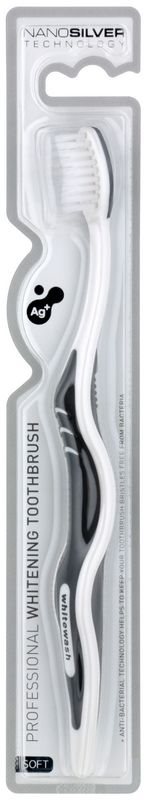 Whitewash Professional Zahnbürste mit Silber-Nanopartikeln Medium