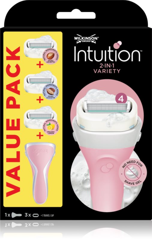 Wilkinson Sword Intuition Variety Edition sada na holenie pre ženy