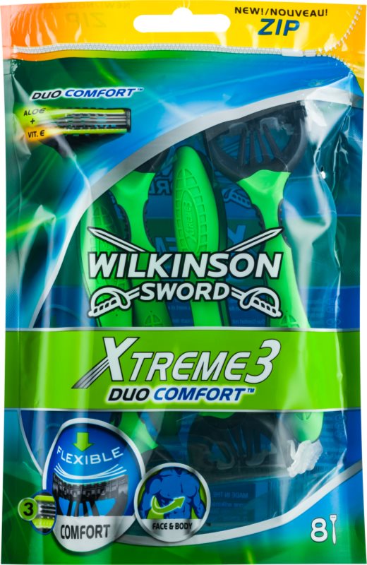 Wilkinson Sword Xtreme 3 Duo Comfort aparate de ras de unica folosinta 8 buc.