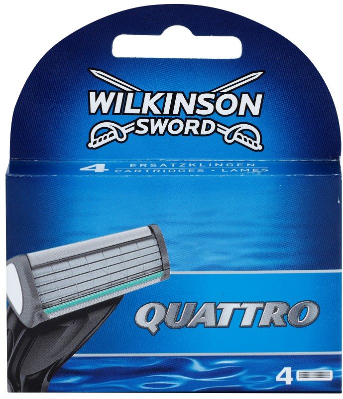 Wilkinson Sword Quattro zapasowe ostrza 4 szt.