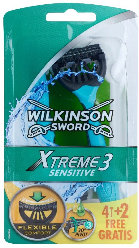 Wilkinson Sword Xtreme 3 Sensitive lâmina descartável