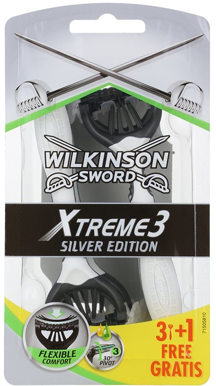 Wilkinson Sword Xtreme 3 Silver Edition lâmina descartável