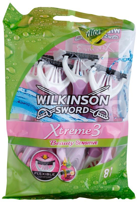 Wilkinson Sword Xtreme 3 Beauty Sensitive jednorazowe maszynki do golenia 8 szt