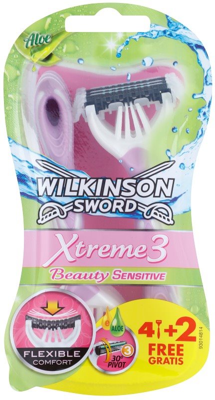 Wilkinson Sword Xtreme 3 Beauty Sensitive brivniki za enkratno uporabo
