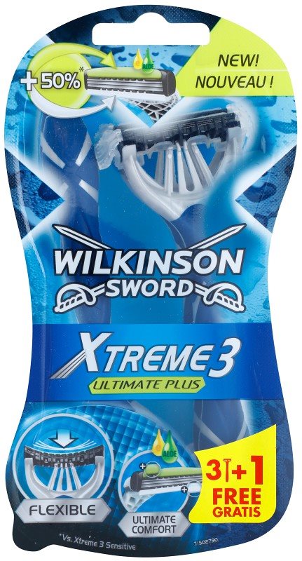 Wilkinson Sword Xtreme 3 Ultimate Plus jednorázová holítka
