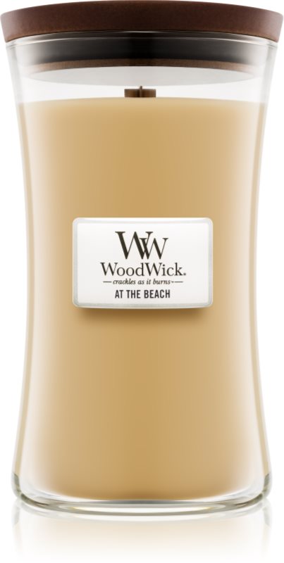 Woodwick At The Beach vonná svíčka 609,5 g velká