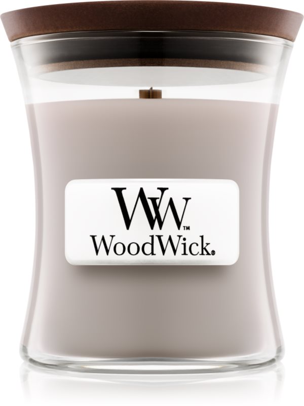 Woodwick Wood Smoke vonná svíčka 85 g malá