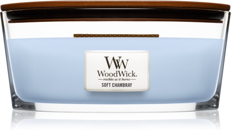 Woodwick Soft Chambray Scented Candle 453,6 g Hearthwick