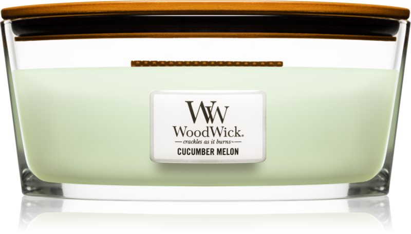Woodwick Cucumber Melon candela profumata 453,6 g Hearthwick