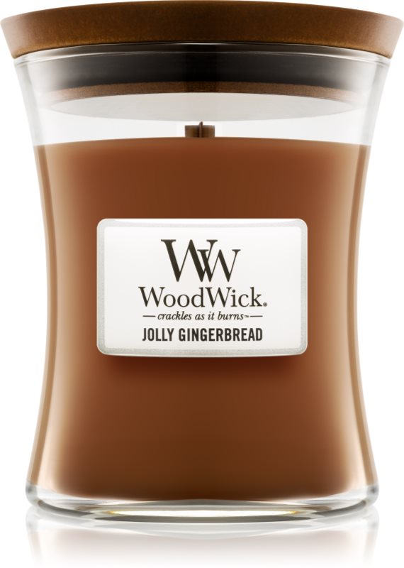 Woodwick Jolly Gingerbread Scented Candle 275 g Medium